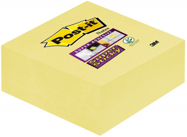 Post-it® Haftnotiz Würfel, 76x76mm, gelb, 270 Blatt
