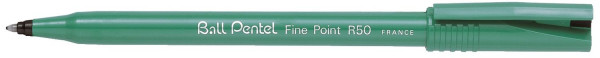 Tintenroller Ball Pentel® R50, 0,4 mm, Schreibfarbe schwarz