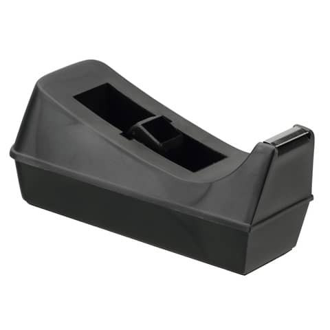 Q-Connect Tischabroller für Rollen bis 19mm x 33m, schwarz