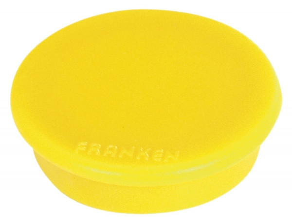 Franken Magnete, 38mm, 1500g, gelb, 10 Stück