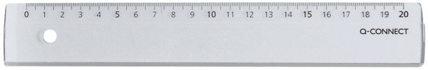 Q-Connect Lineale Standard im Etui, 20 cm