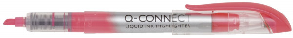 Q-Connect Textmarker pink Liquid Ink, ca. 1 - 4 mm,