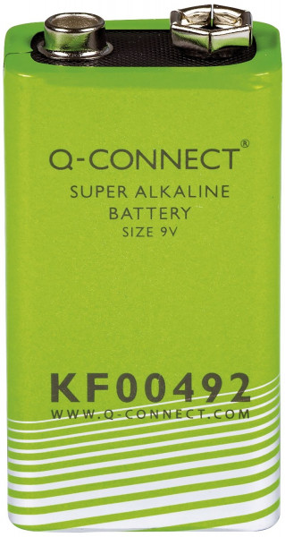Q-Connect Batterien - E-Block, 9,0 V