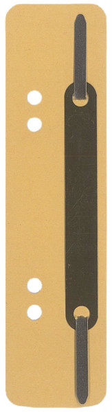 Q-Connect Heftstreifen aus Karton, kurz gelb, 25 Stück