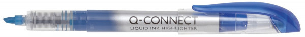 Q-Connect Textmarker blau Liquid Ink, ca. 1 - 4 mm,