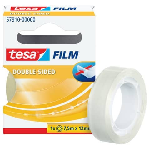 Tesa® 57910 Klebefilm doppelseitig klebend, 7,5 m x 12 mm