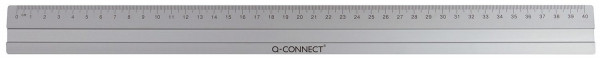 Q-CONNECT Lineal Alu 40 cm, silber