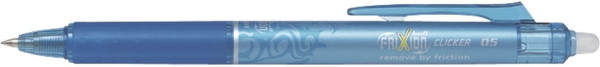 Tintenroller Frixion Ball Clicker, 0,3 mm, hellblau