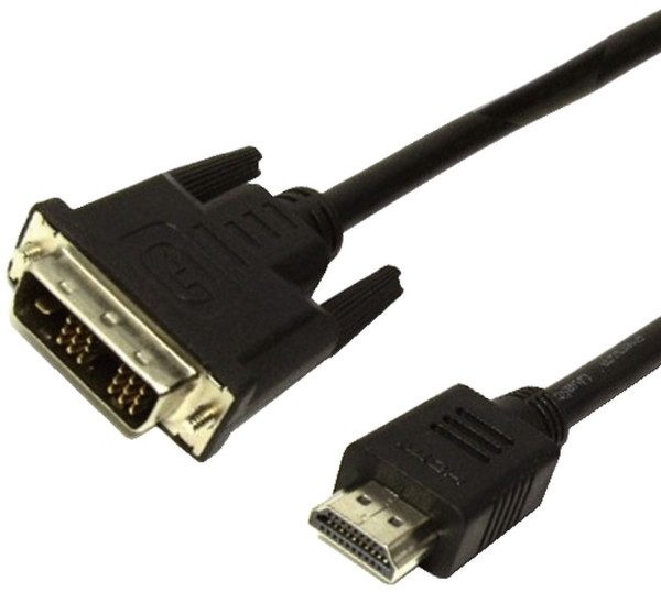 HDMI-Kabel >DVI 2m schwarz