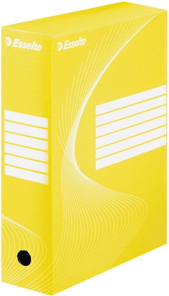 Archiv-Schachtel - DIN A4, Rückenbreite 10 cm, gelb