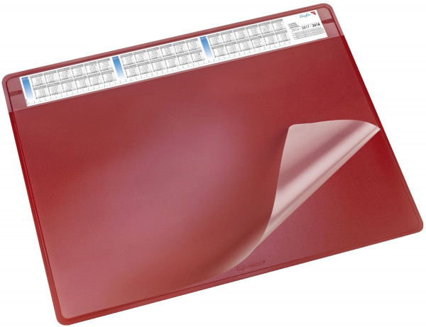Schreibunterlage DURELLA soft - 65 x 50 cm, rot