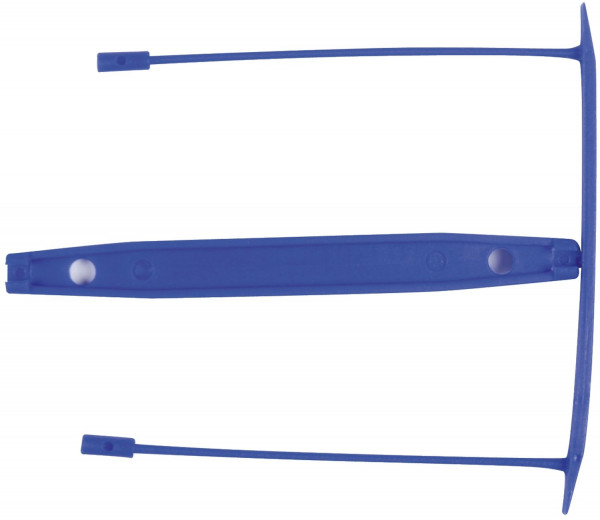 Q-Connect E-Clip Archivbinder 8 cm, 100 Stück, blau