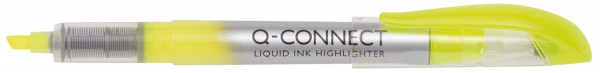 Q-Connect Textmarker gelb Liquid Ink, ca. 1 - 4 mm,