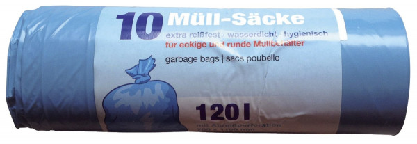 Julia Abfallsäcke ca. 120 Liter wasserdicht und hygienisch 10 Stück
