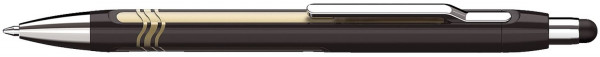 Kugelschreiber Epsilon Touch - dokumentenecht, 0,6 mm, schwarz/gold