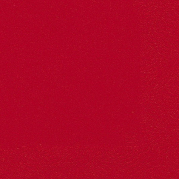 Cocktail-Servietten 3lagig Tissue Uni brillant rot, 24 x 24 cm, 20 Stück