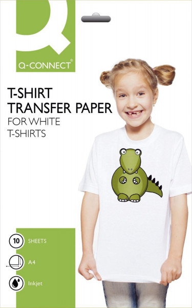 Q-Connect T-Shirt Transferfolie A4, 0,10 mm, 10 Folien