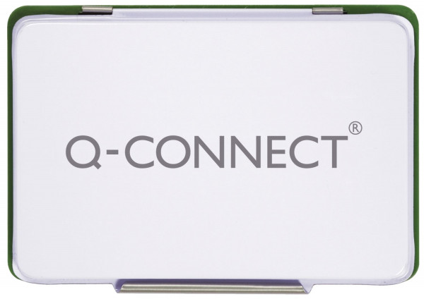 Q-Connect Stempelkissen 9x5,5cm grün Typ 3