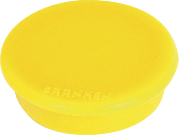 Franken Magnete, 24mm, 300 g, gelb, 10 Stück