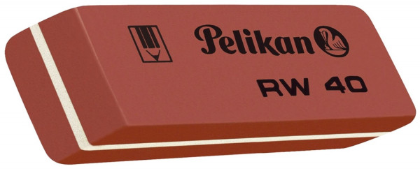 Pelikan Radierer RW40 - 58 x 20 x 8 mm, rot