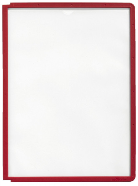 Durable 5606 Sichttafel SHERPA® PANEL A4, rot