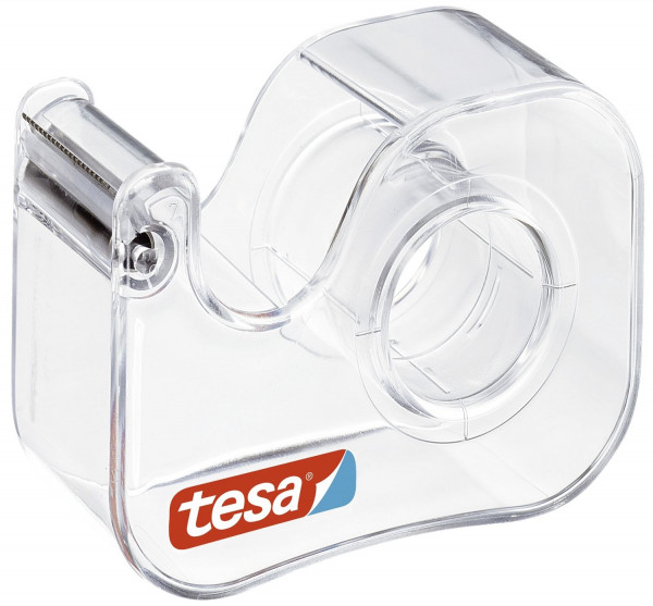 Tesa® 57447 Handabroller 10m x19mm, transparent Easy Cut® Economy