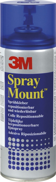 Sprühkleber Spray Mount(TM), wieder ablösbar, transparenter Auftrag, 400 ml