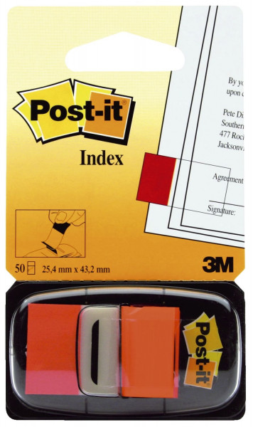 Post-it 680 Index Standard orange