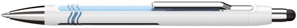 Kugelschreiber Epsilon Touch - dokumentenecht, 0,6 mm, weiß/blau