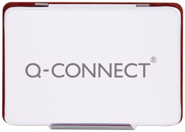 Q-Connect Stempelkissen 9x5,5cm rot Typ 3