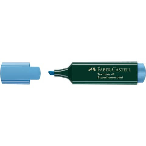 Faber-Castell Textmarker 48 Refill, blau