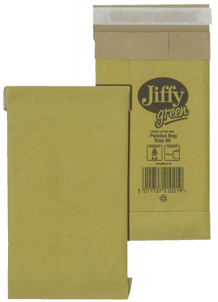 10 Elepa Jiffy Größe 0 - 150 x 229mm, braun