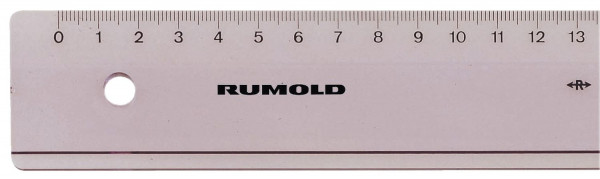 Rumold FL41/20 Büro- und Technikerlineal, 20 cm
