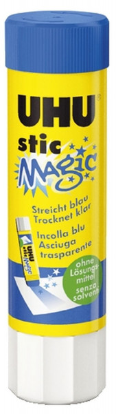 UHU® stic MAGIC klebestift, 8,2g ohne Lösungsmittel, Stiftform mit farbig