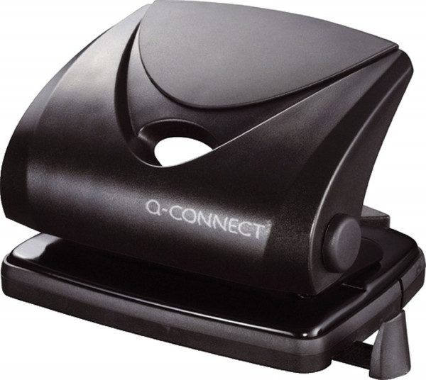 Q-Connect® Metall Locher - 20 Blatt, schwarz