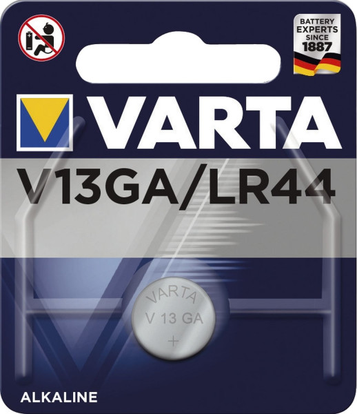 Varta Knopfzelle Alkali-Mangan V13 GA, 1,5 V