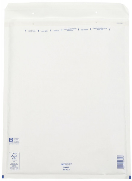 Arofol ® Luftpolstertaschen Nr. 10, 350x470 mm, weiß, 50 Stück