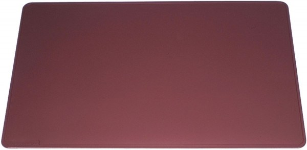 Schreibunterlage mit Dekorrille - PVC, 650 x 520 mm, 2 mm, rot