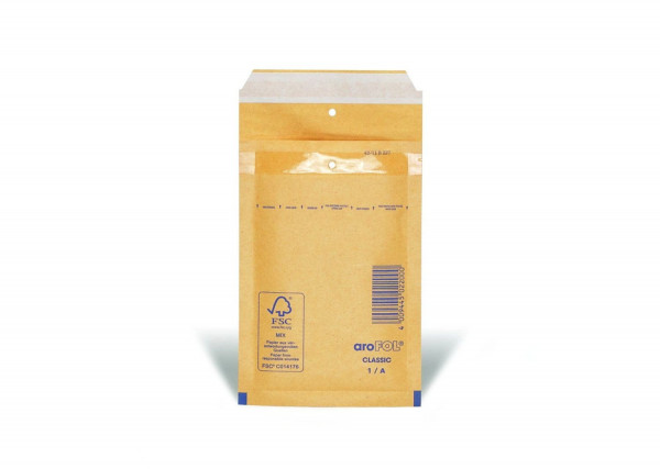 Arofol ® Luftpolstertaschen Nr. 1, 100x165 mm, braun, 10 Stück