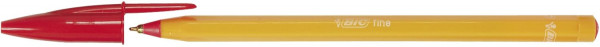 20 BiC® Kugelschreiber Orange, 0,35 mm, Schreibfarbe rot