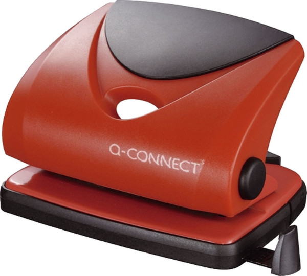 Q-Connect® Metall Locher - 20 Blatt, rot