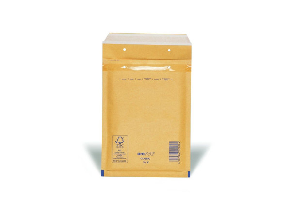 Arofol ® Luftpolstertaschen Nr. 3, 150x215 mm, braun, 10 Stück