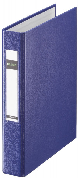 4213 Standard Ringbuch - A5, 25mm, 2 Ringe, PP, blau