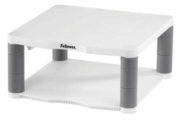 Fellowes® Monitor-Ständer Premium - höhenverstellbar, Kunststoff, platingrau