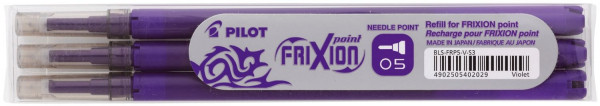 Tintenrollermine, Frixion 2264, BLS-FRP5-S3, 0,3 mm, violett, 3St im Etui