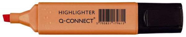 Q-Connect® Textmarker ca. 1,5 - 2 mm, pastell orange