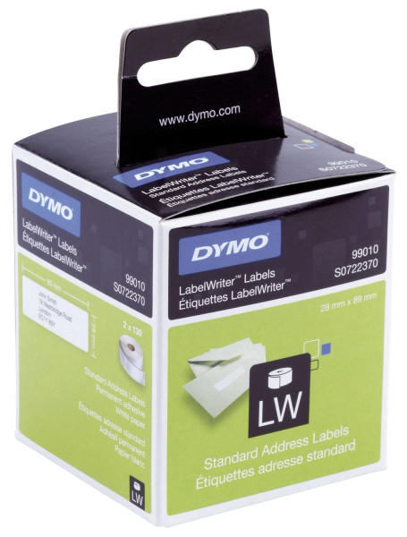 Dymo® LabelWriter™ Etikettenrollen, Adressetikett, 28 x 89 mm, weiß