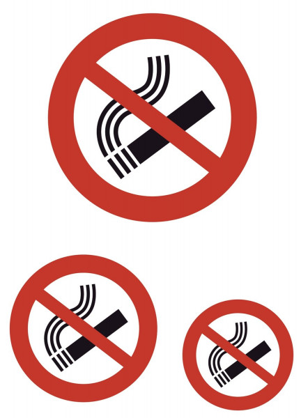 Herma 5736 Hinweisetiketten Nicht rauchen wetterfest