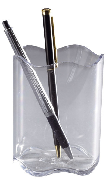 Stifteköcher TREND, 1 Fach, 80 x 102 mm (Ø x h), transparent