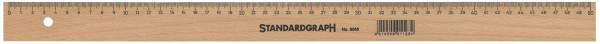 Standardgraph Holzlineal, 50 cm